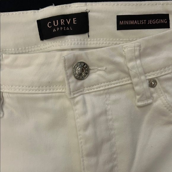 Curve Appeal White Jeggings for Women - Picture 1 of 2